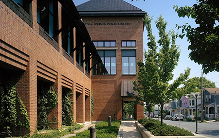 Exterior Saratoga Springs Public Library